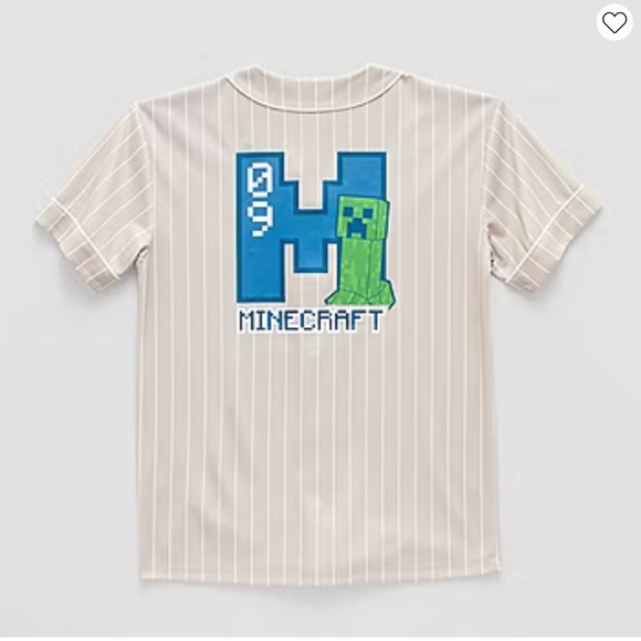 Minecraft Other - NEW!!, Little & Big Kid Boys V Neck Minecraft Short Sleeve
Jersey